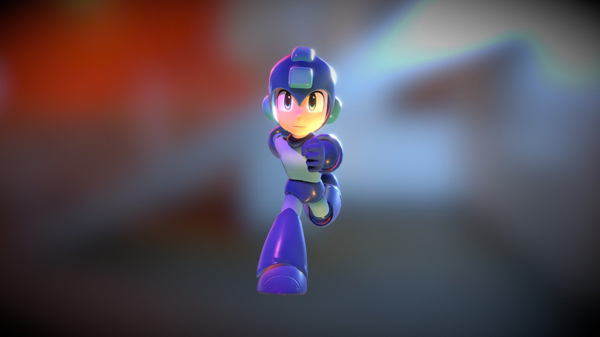 Megaman 3d model