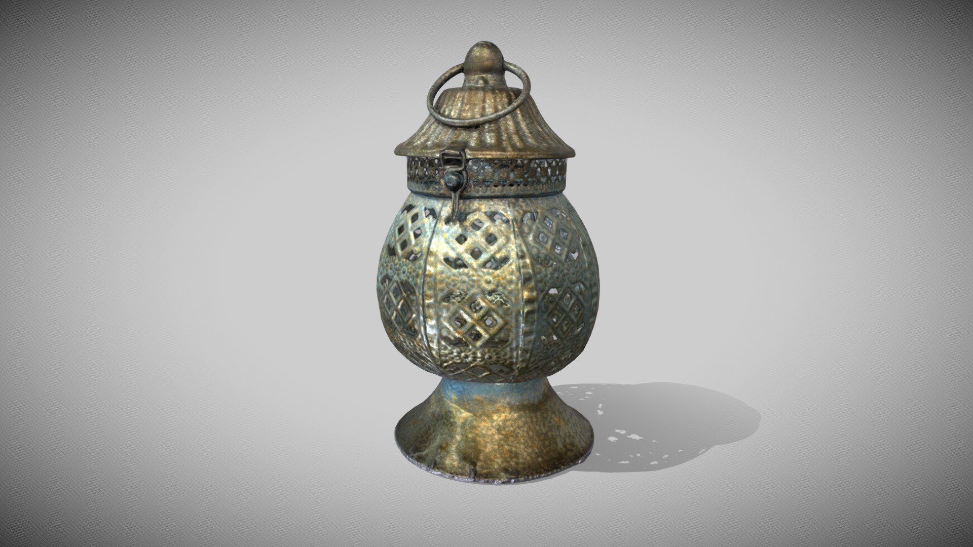 Lamp Brass 3d model