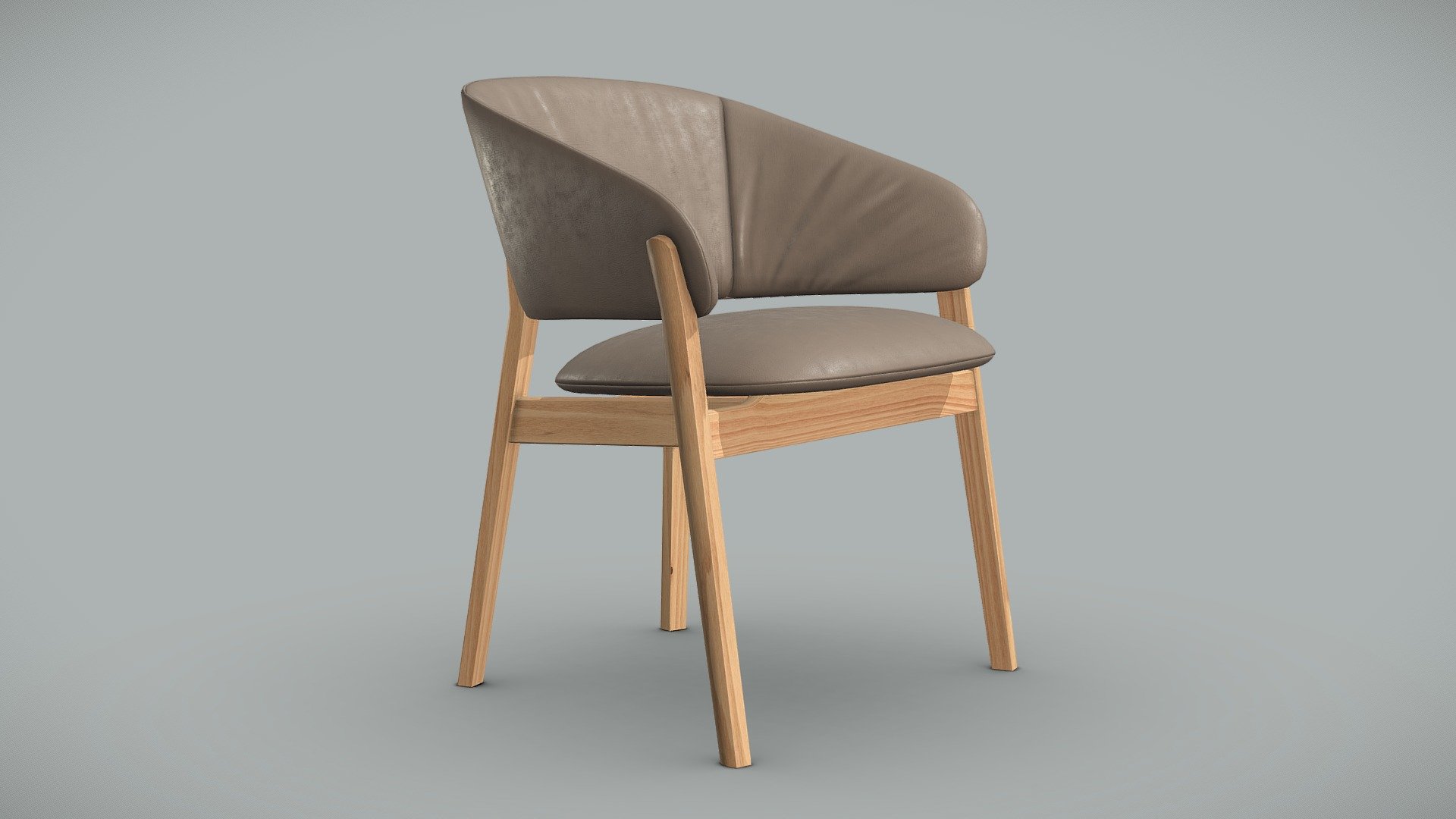 Lugano Dining Chair 3d model