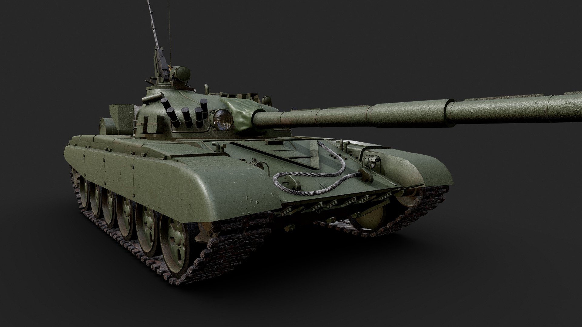 T-72 M1 Variant 3d model