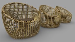 Rattan Armchair (SHP, HP and LP)