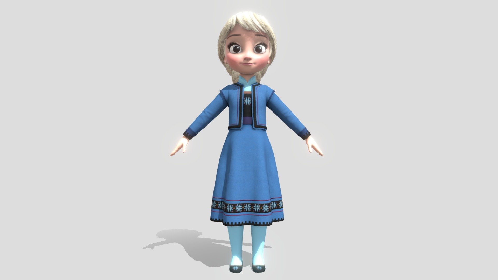 Little Emy 3d model