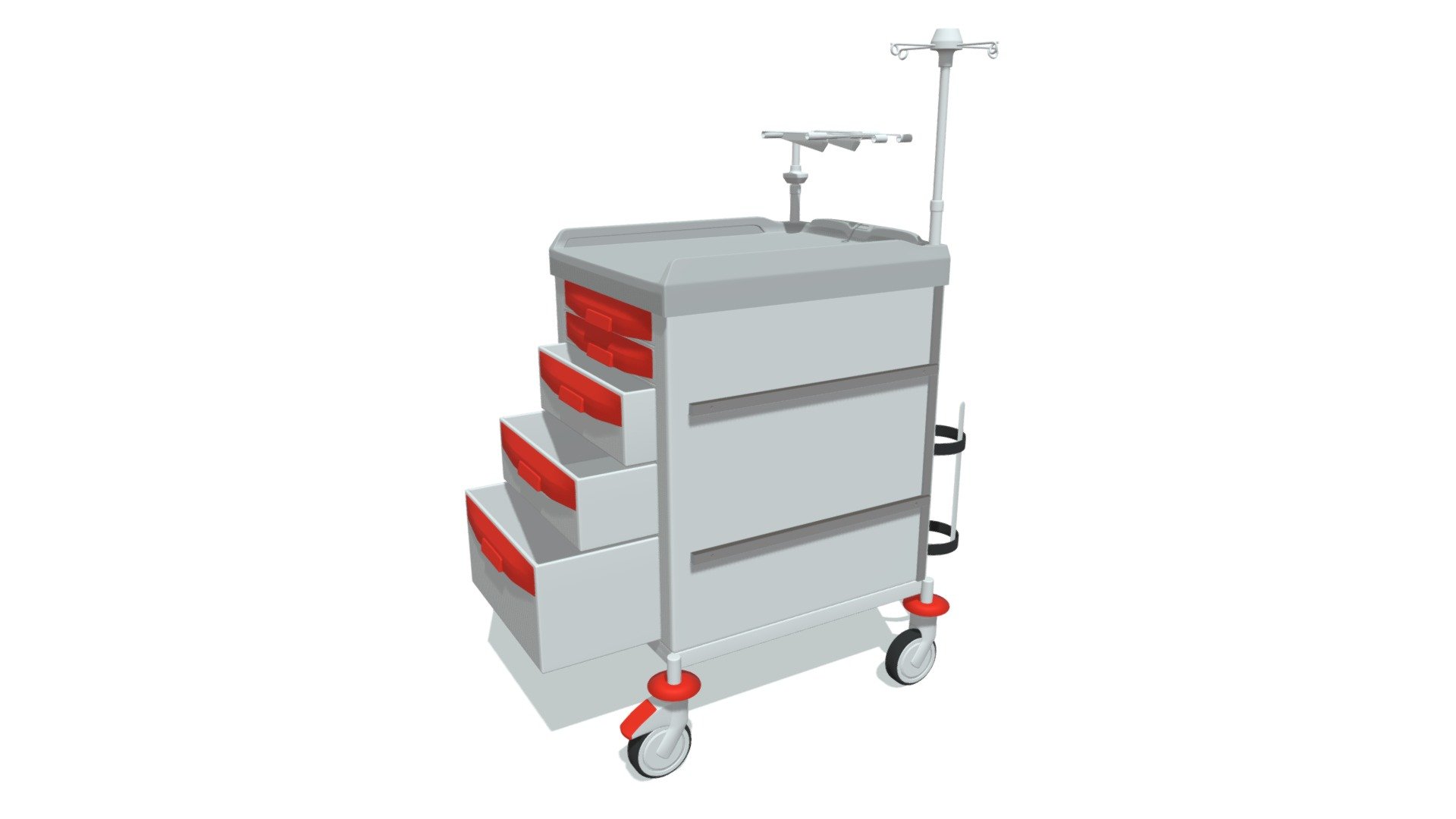 Cleaning Trolley 3d model