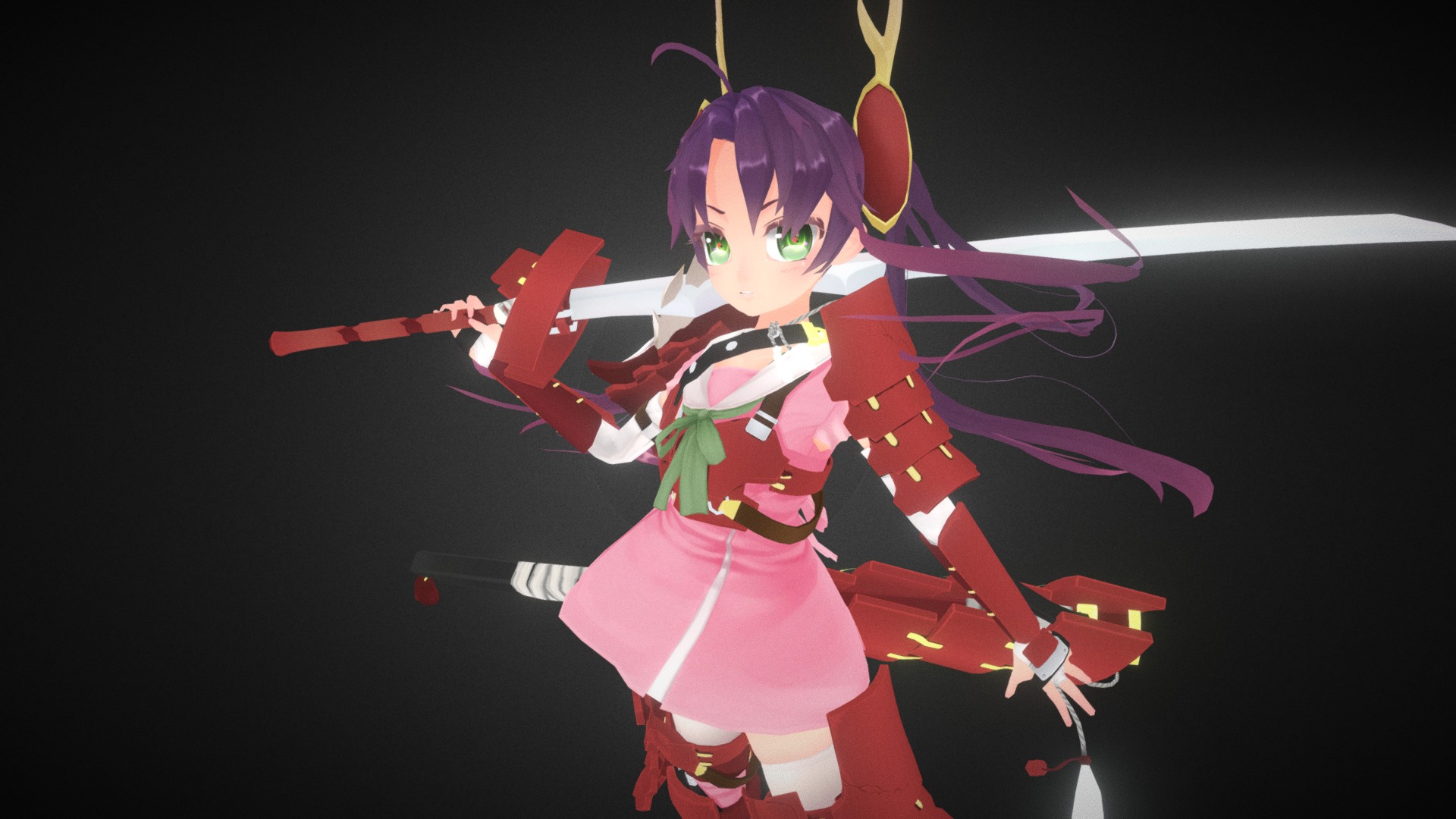 SamuraiGirl 3d model