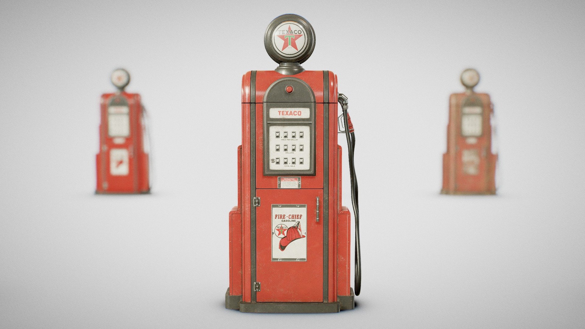 Gas Pump 3d model