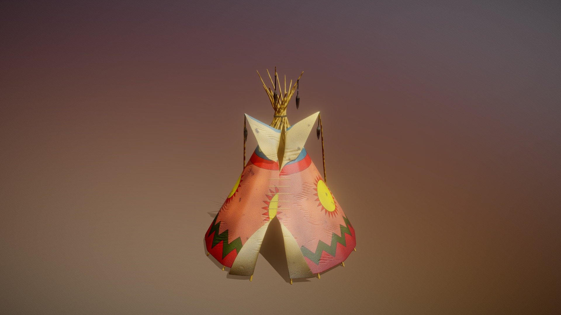 Tepee 3d model