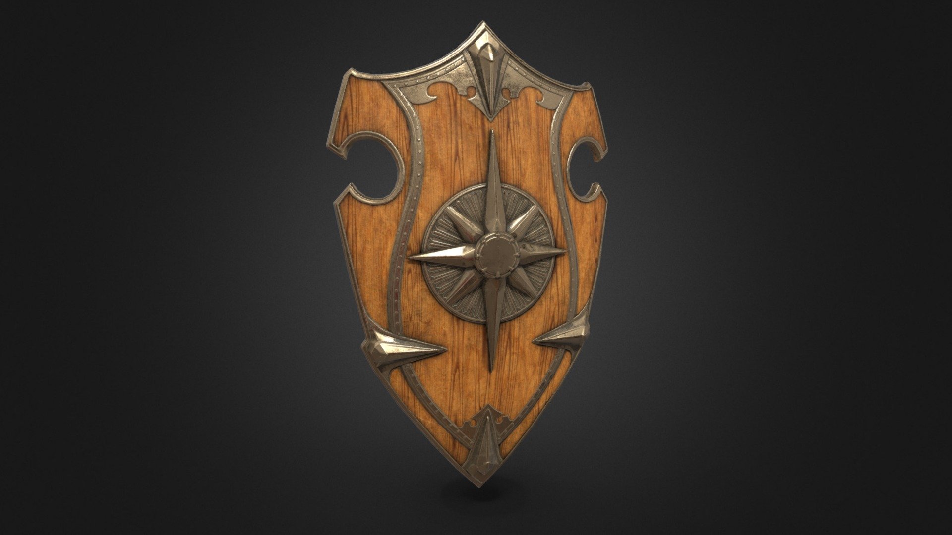 Medieval Shield 3d model