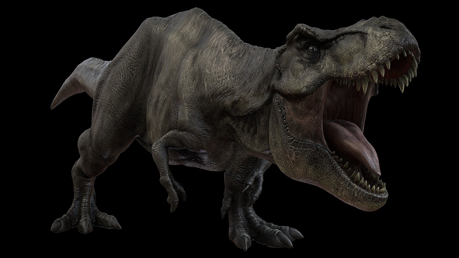 Jurassic Tyrannosaurus Rex "Breakout Rexy" 3d model