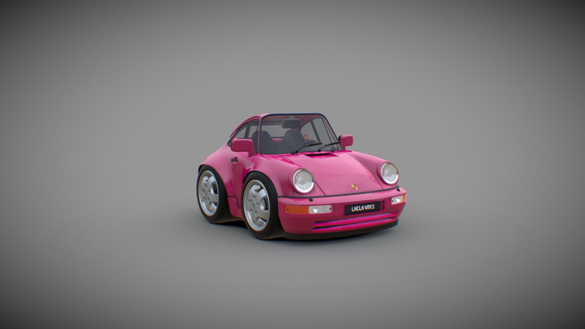 911 964 Rubystone Red 3d model