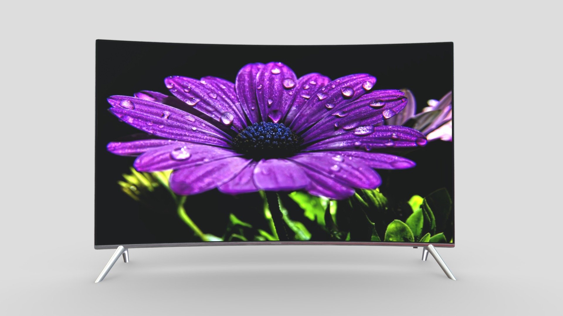 Samsung KS7500 SUHD 4K TV Curved 3d model