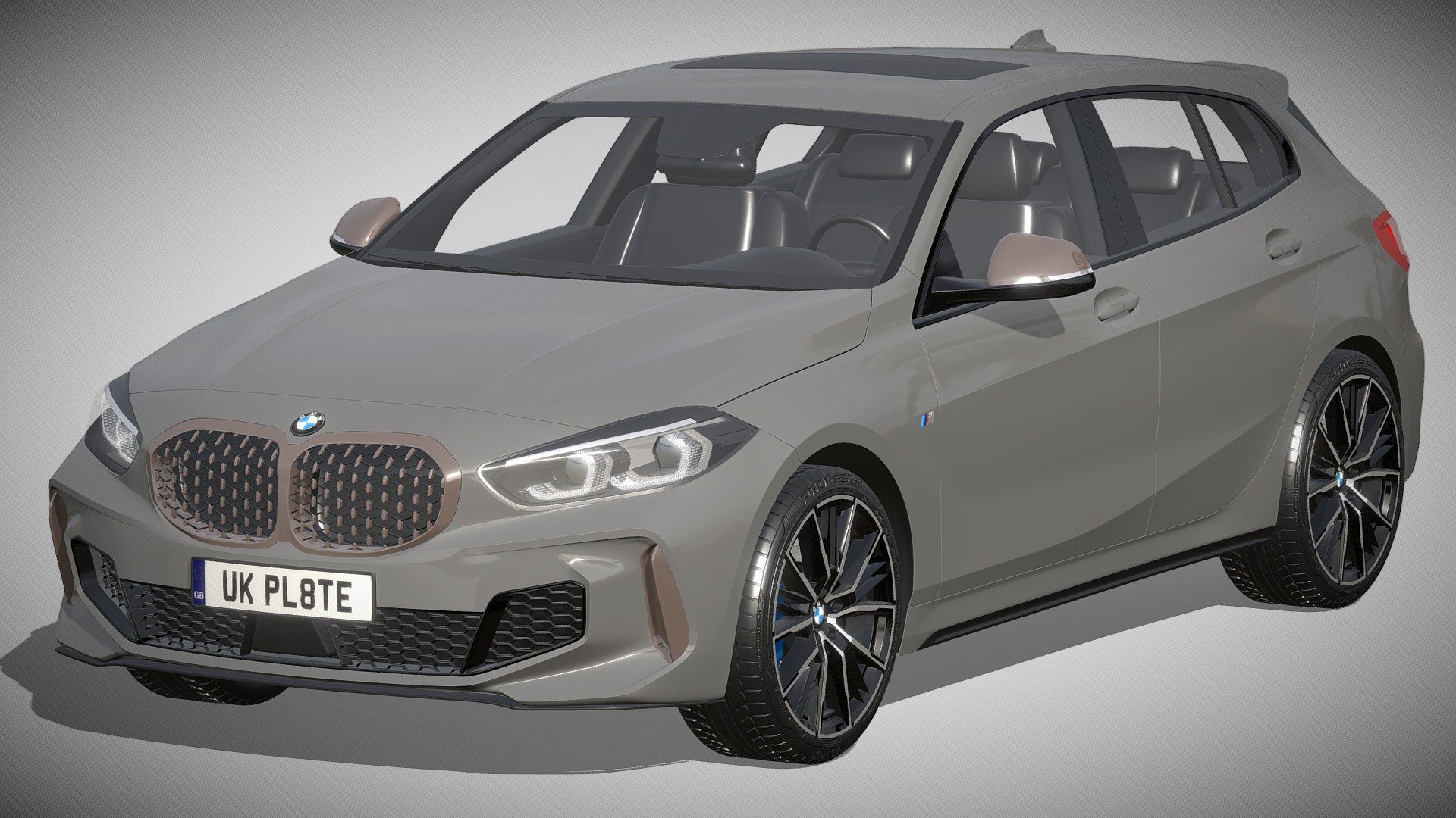 BMW M135i 2022 3d model