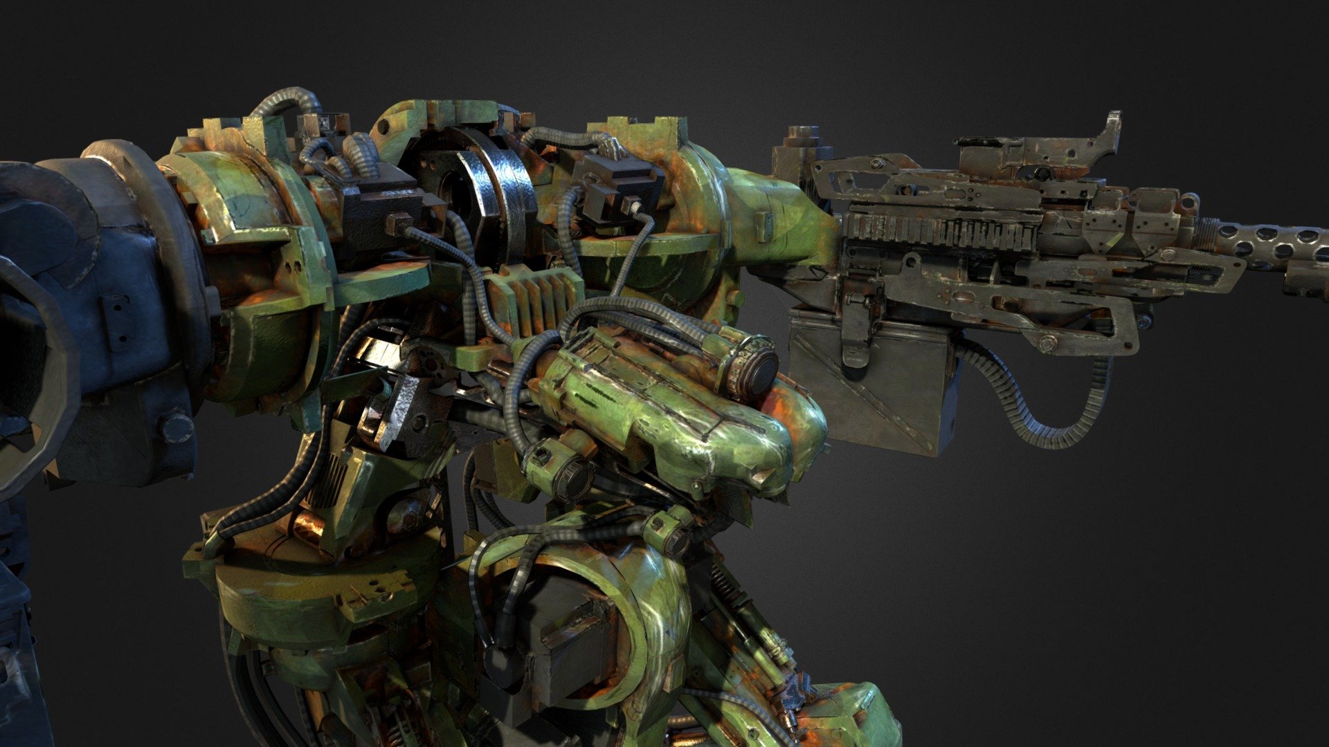 MECH MARINE C01 3d model