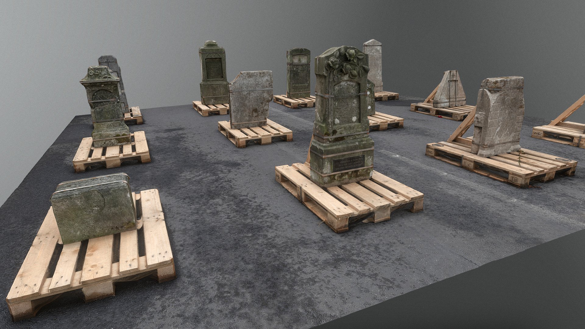 The Street Cemetery 3d model