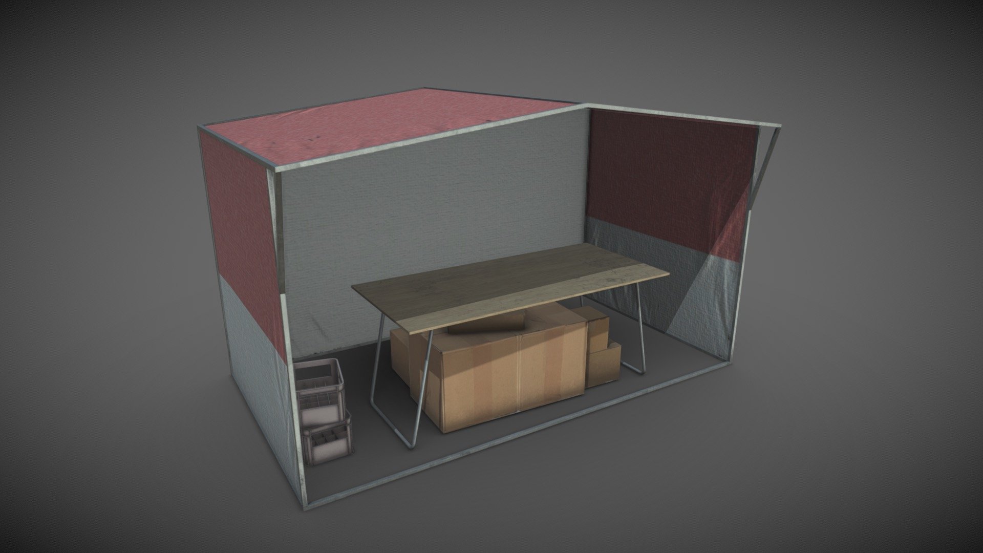 tent 3d model