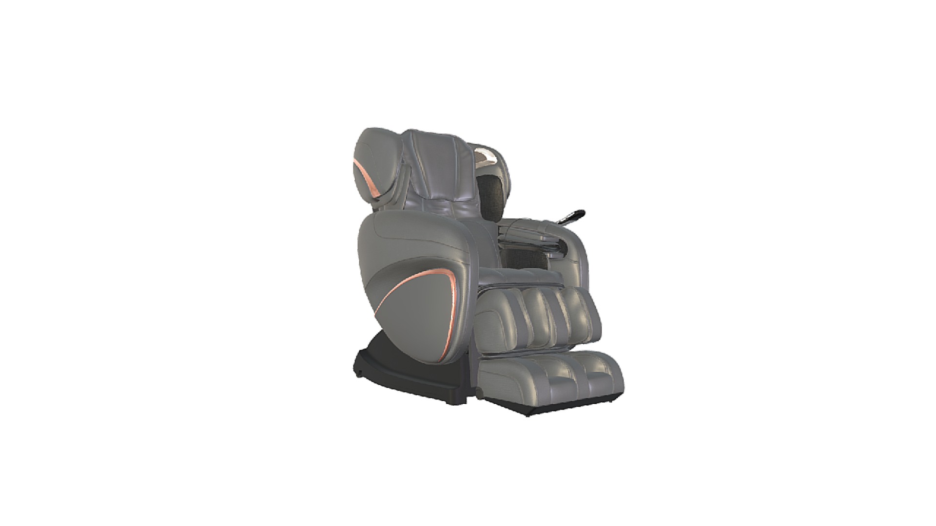 Grey Massage Chair Animation 3d model