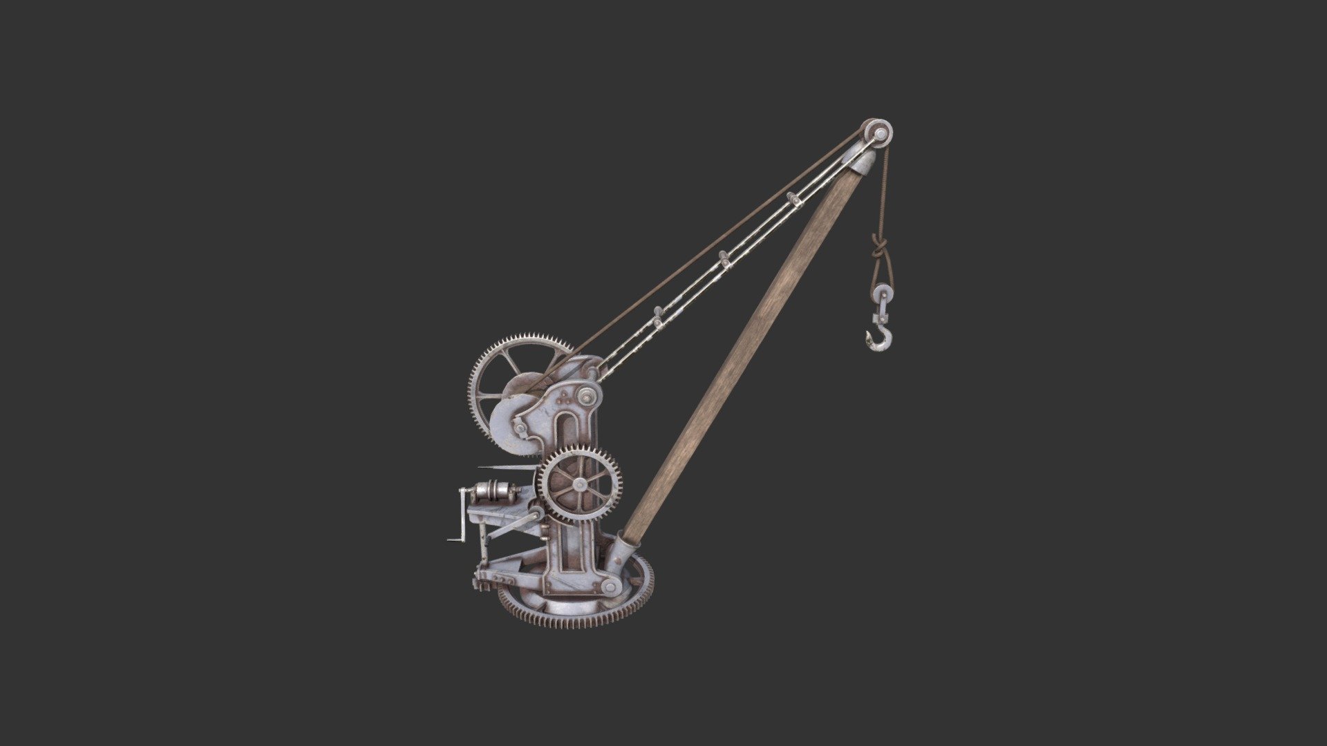 Crane of the 20th century 3d model