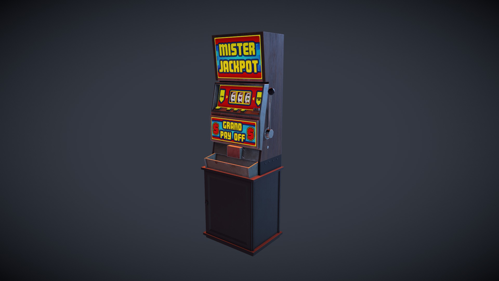 Classic Slot Machine 3d model