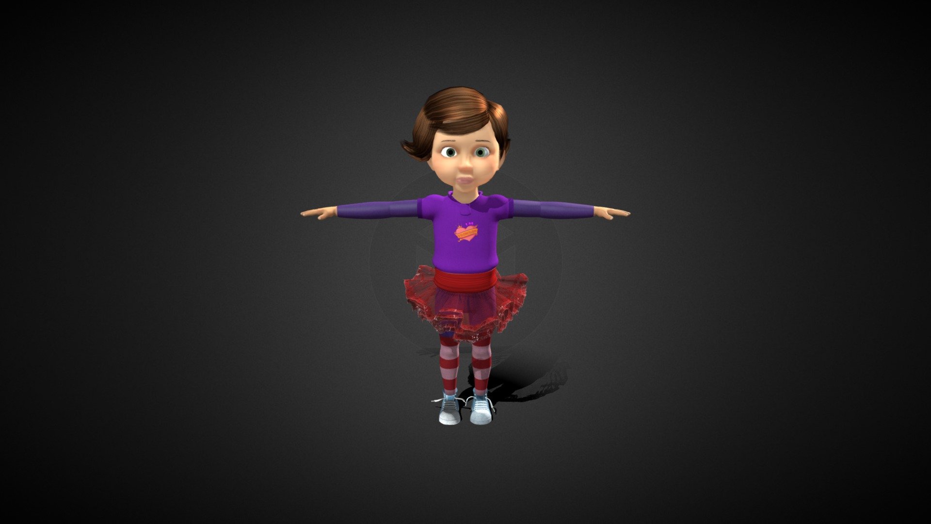 Girl 3d model