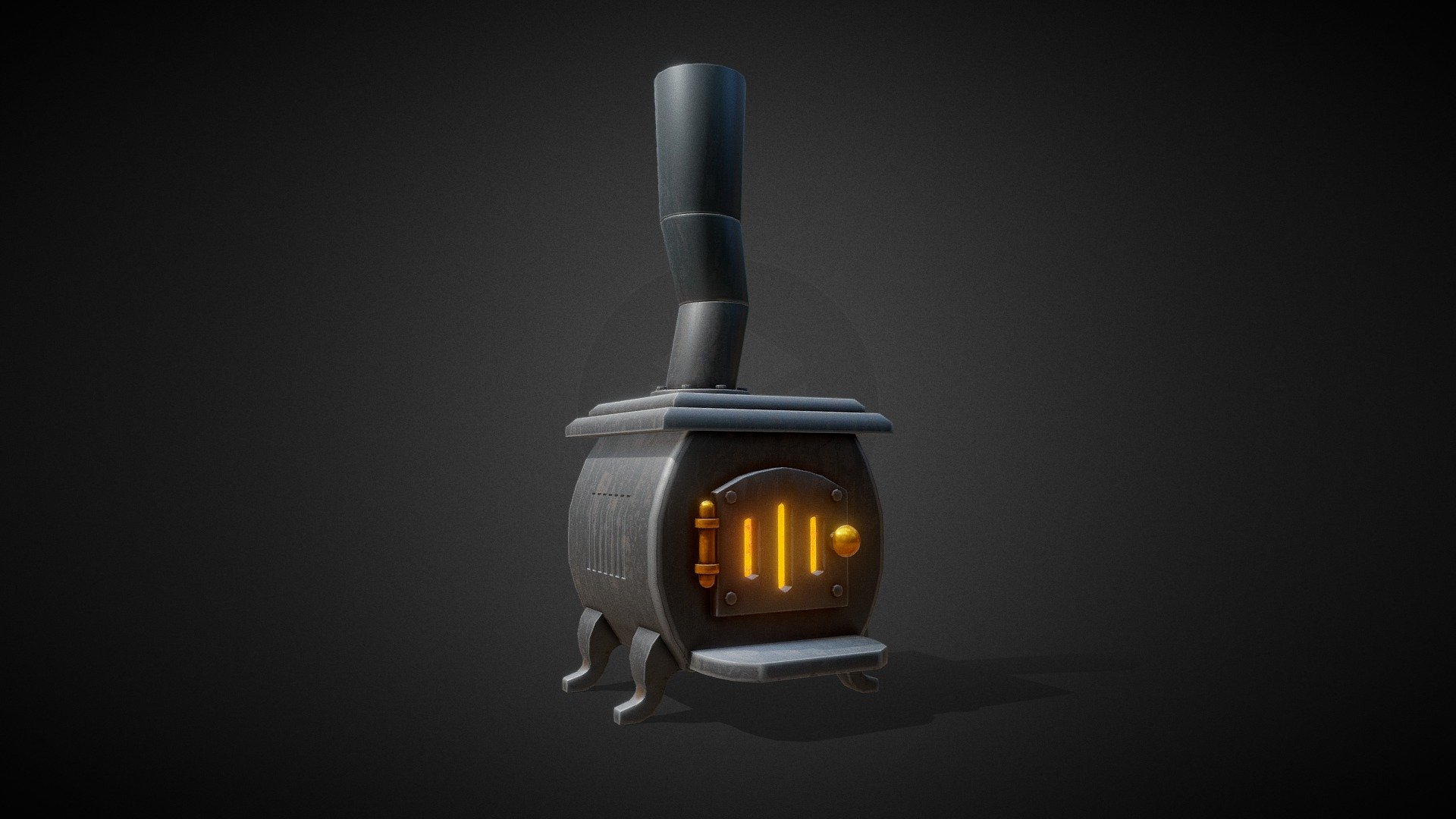 Stylized Furnace 3d model