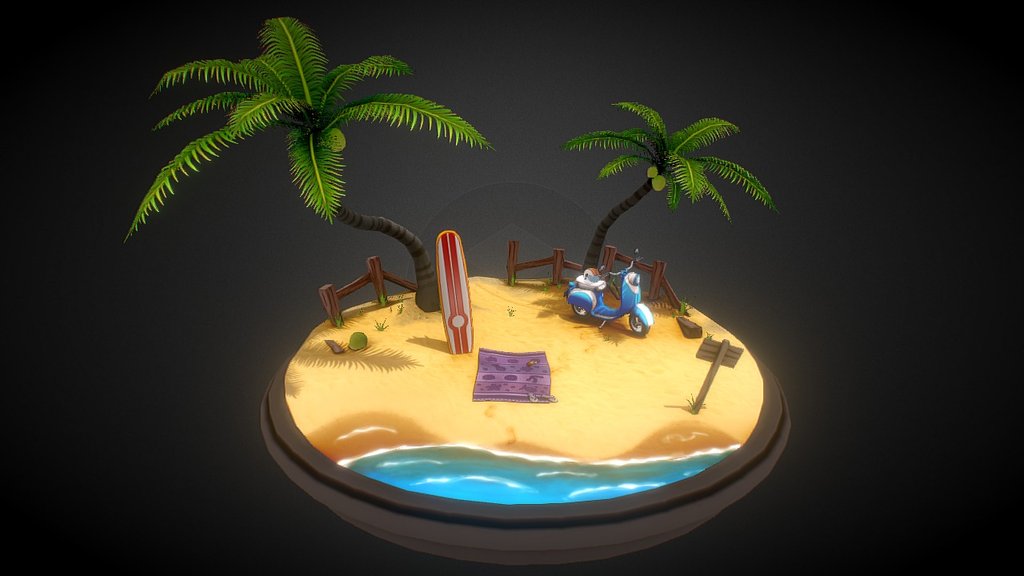 Surf Passion 3d model