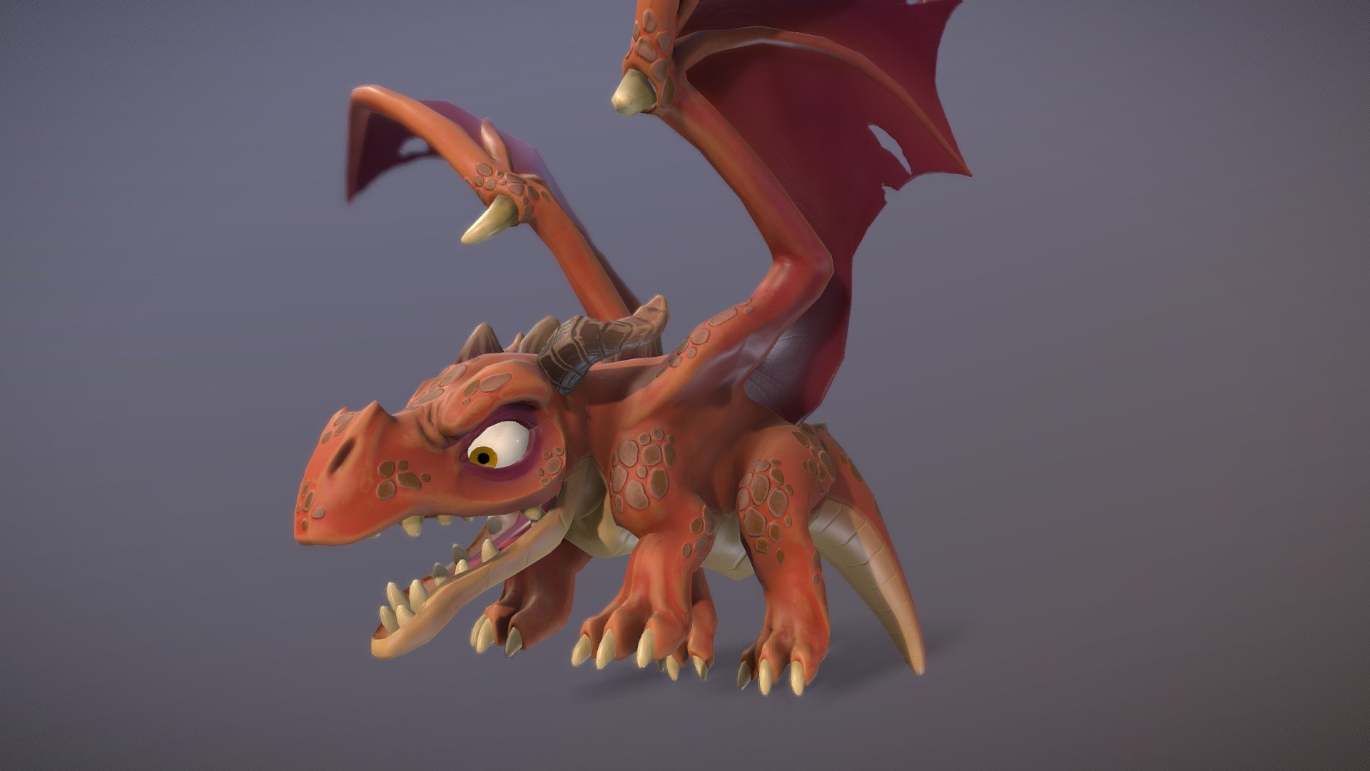 Drake the dragon 3d model