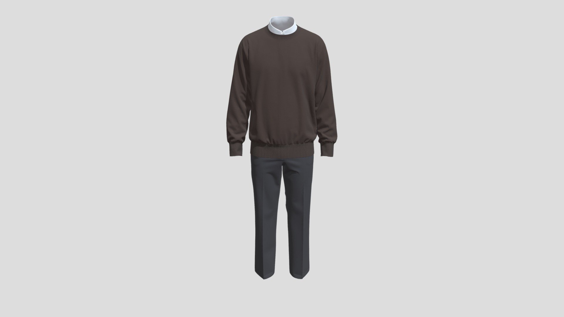 Casual Men Outfit 3d model