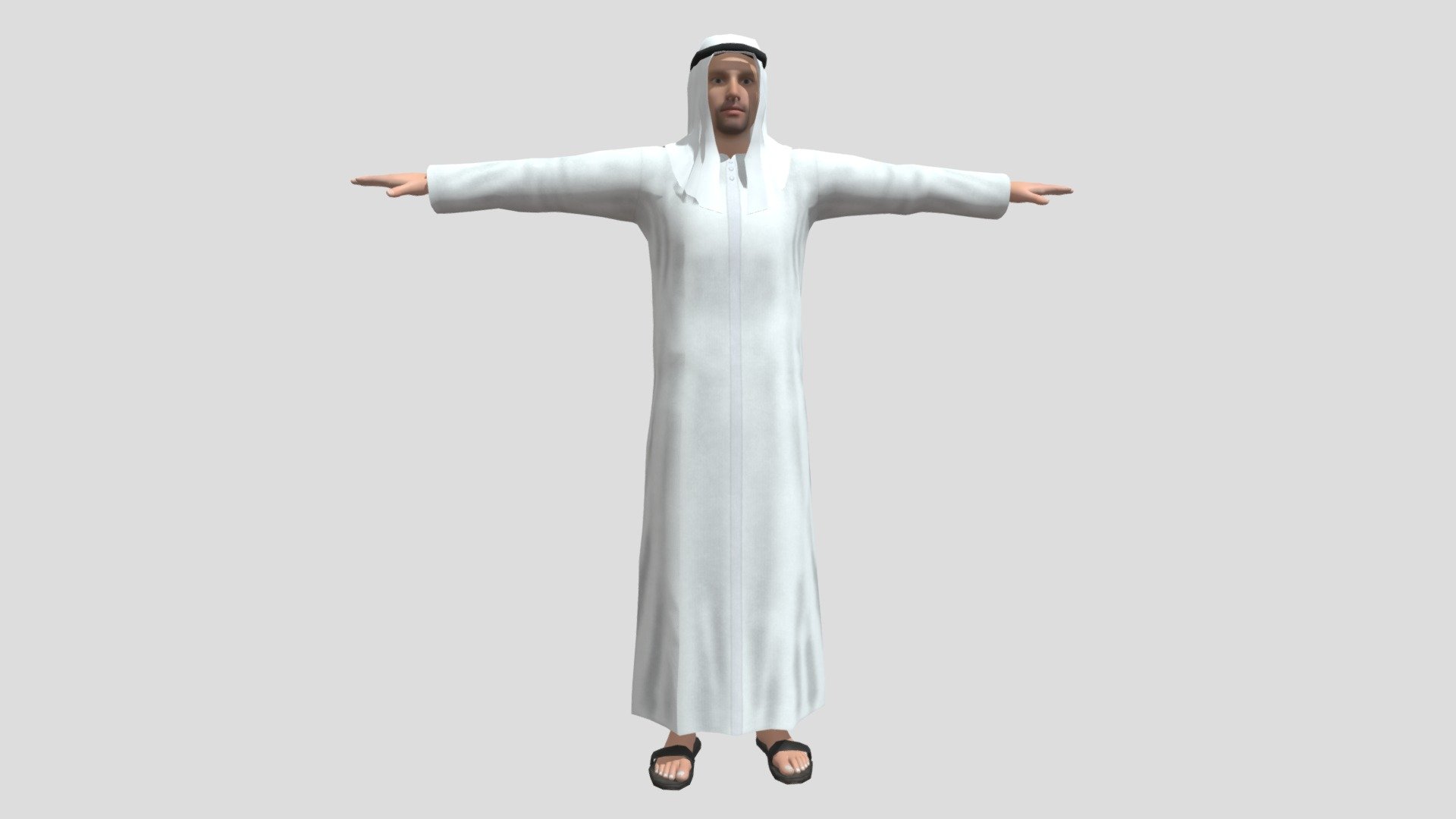 Arab Male 3d model