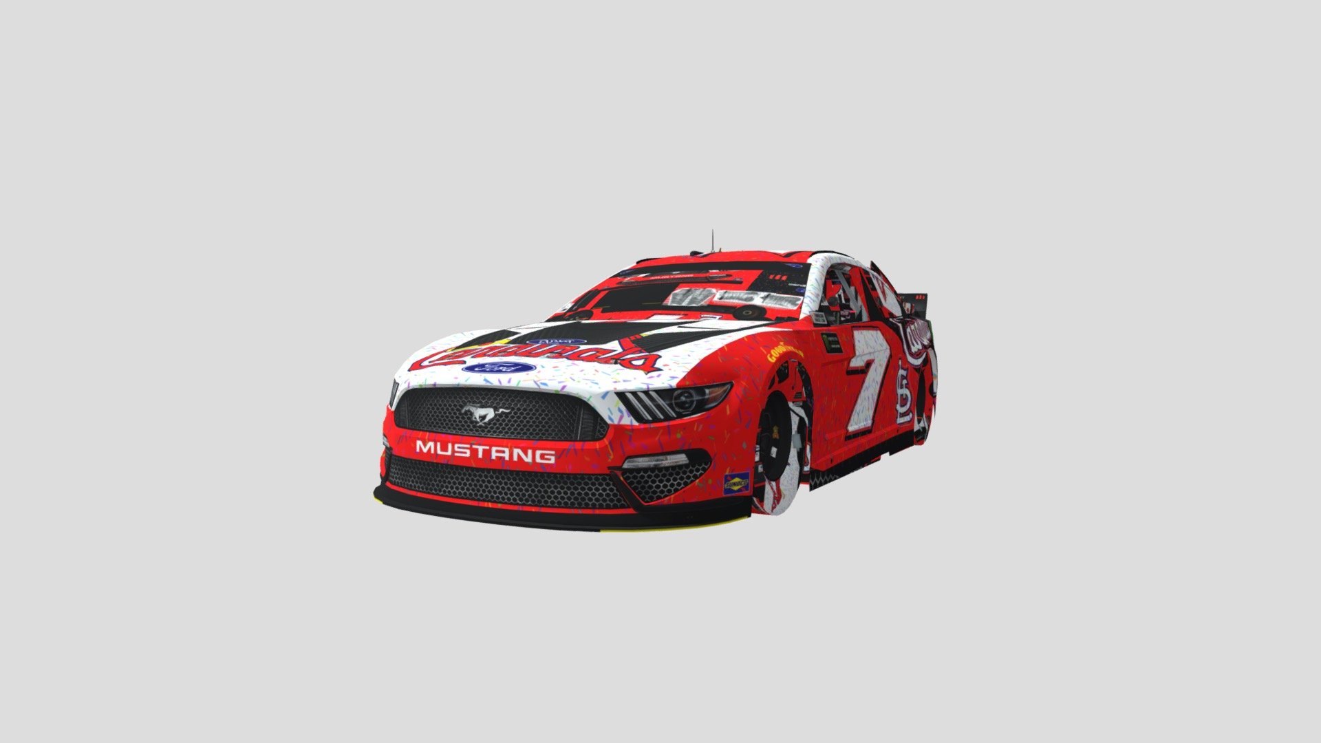 Player Ford Mustang 3d model