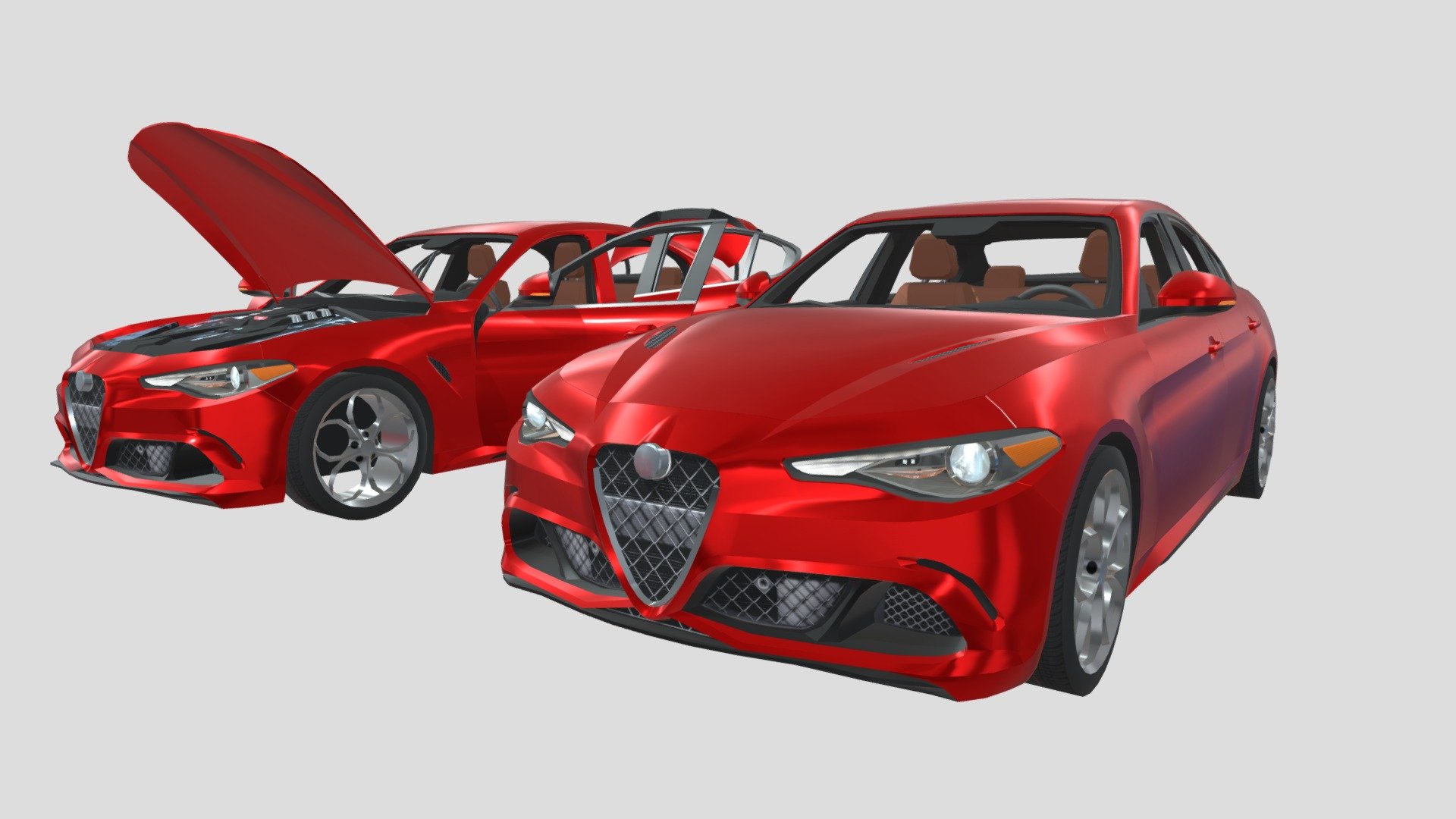 Alfa Romeo Giulia Quadrifoglio 3d model