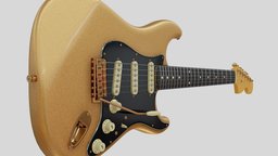 Generic Strat Electric Guitar Gold