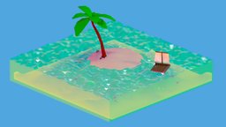 Tropical Island LowPoly