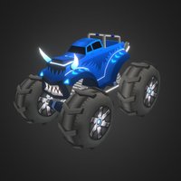 LowPoly Monster Car