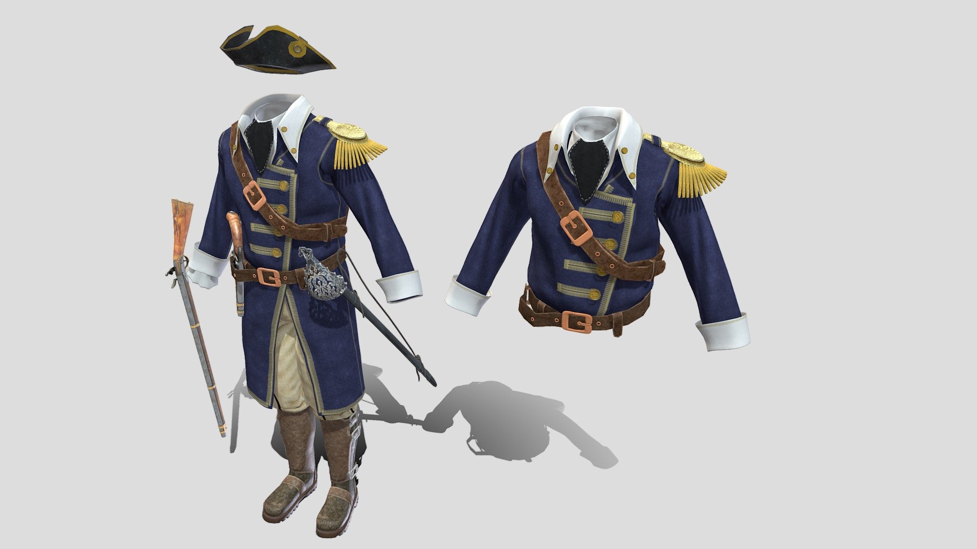 Captain 3d model