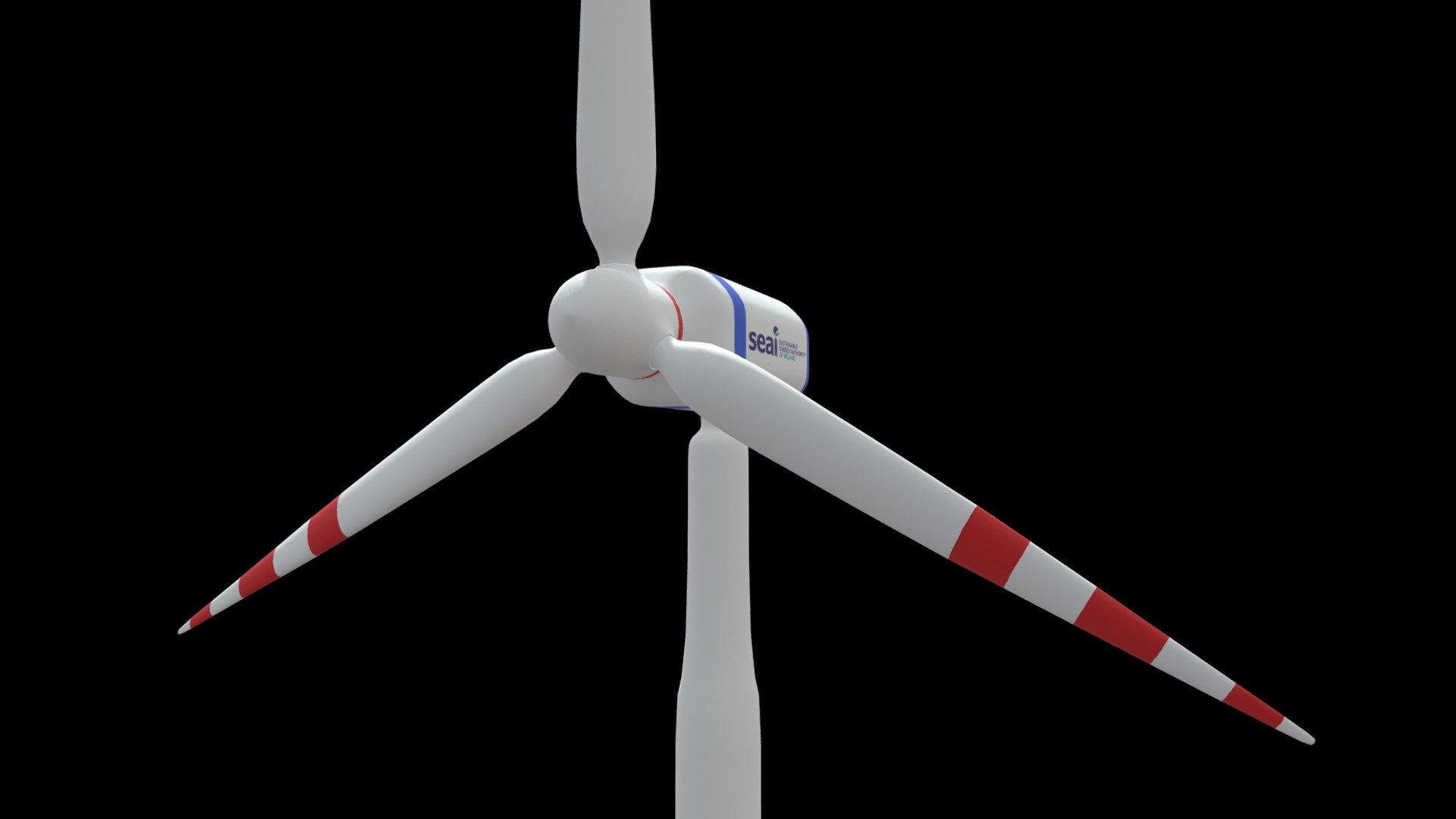 Wind turbine 3d model