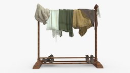 Medieval Clothes Rack (Full)