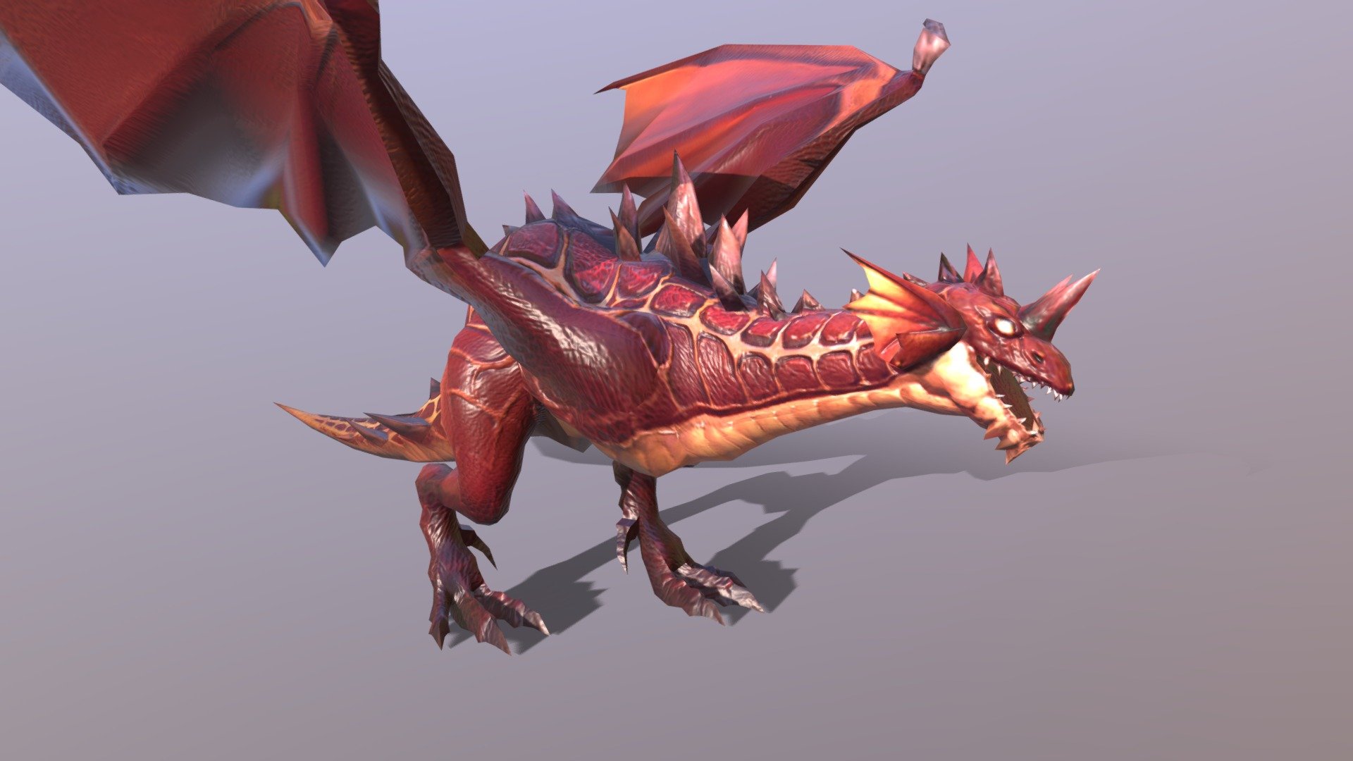 Red Dragon 3d model