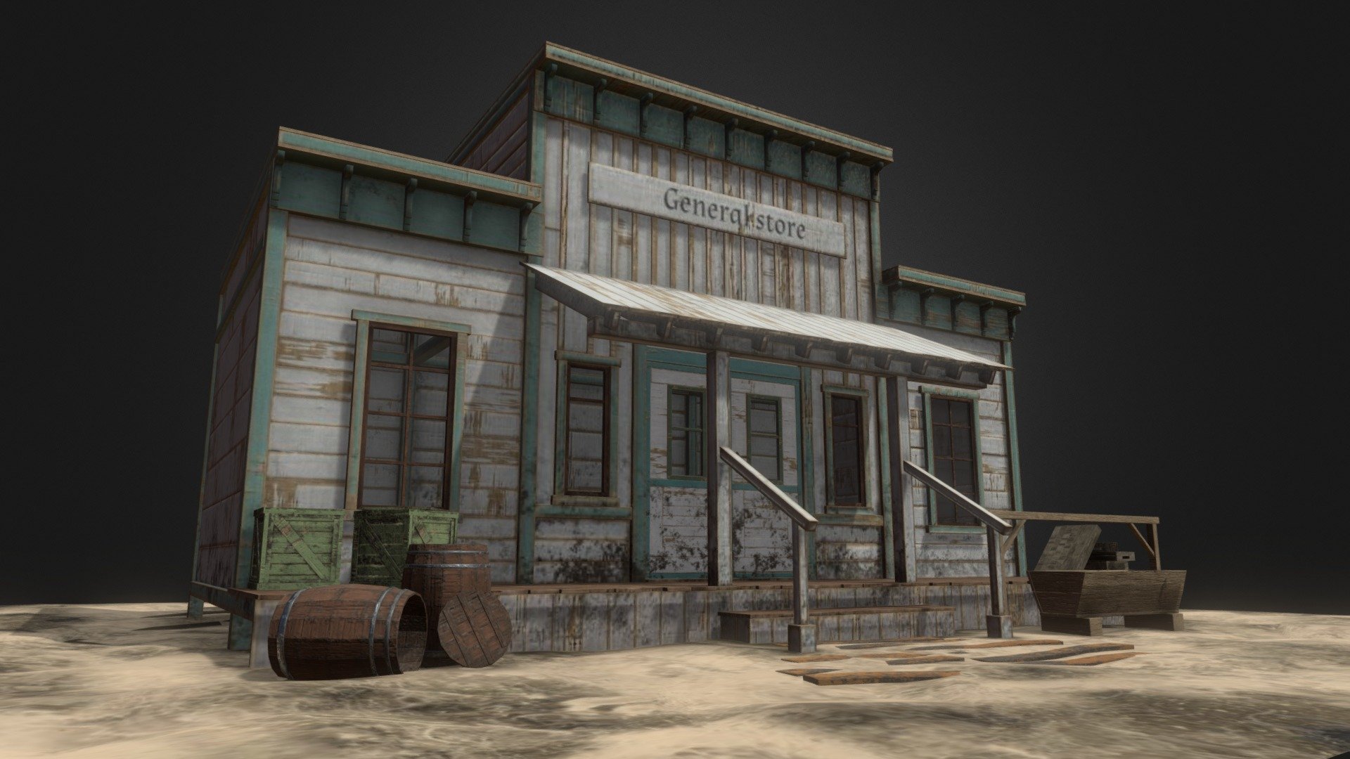 Western House 1 3d model