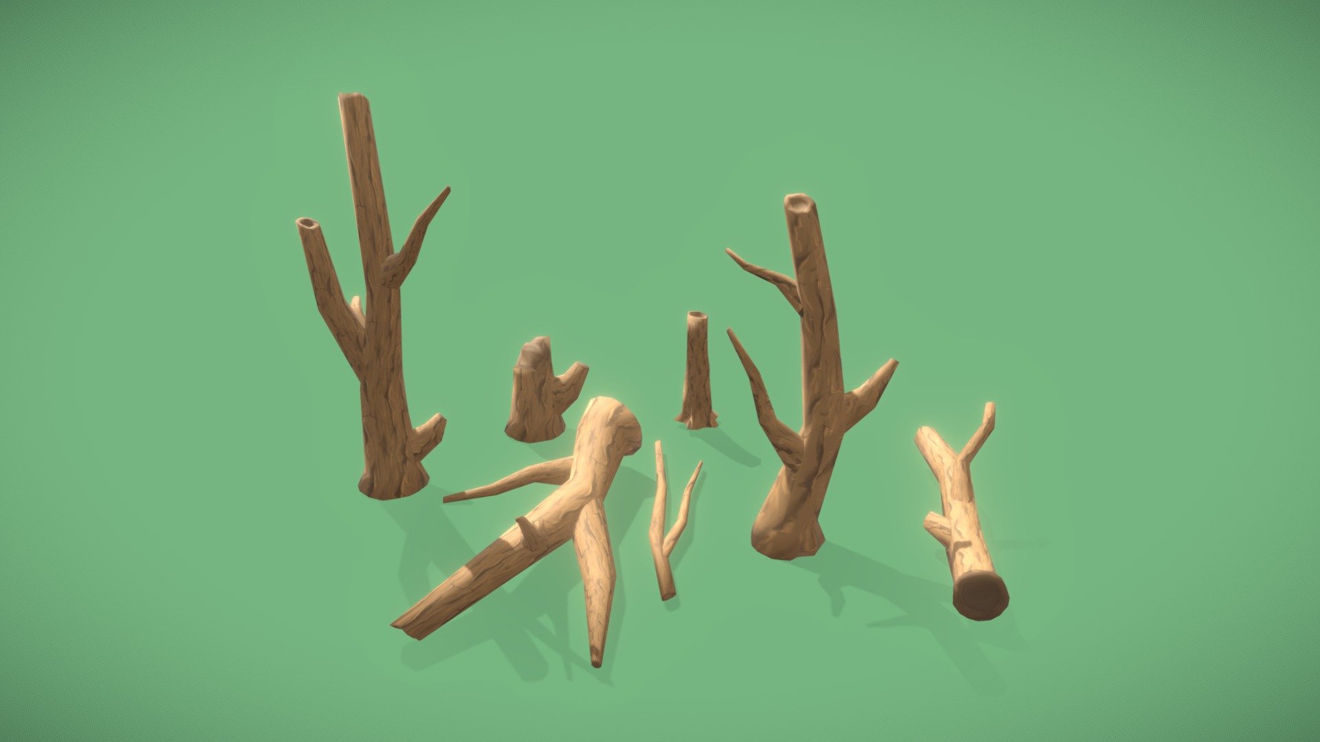 Anime Deadtree 3d model