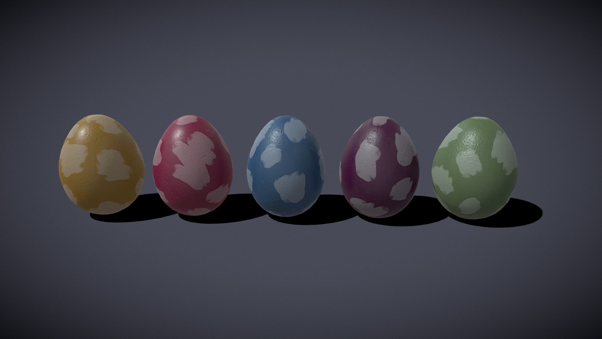 Easter Eggs 3d model