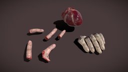 Heart and Severed Fingers Pack