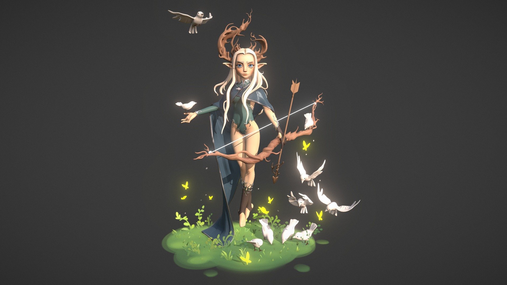 Forest Child 3d model