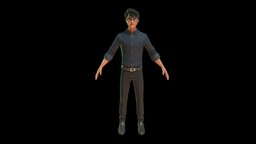 3D Character Young Boy