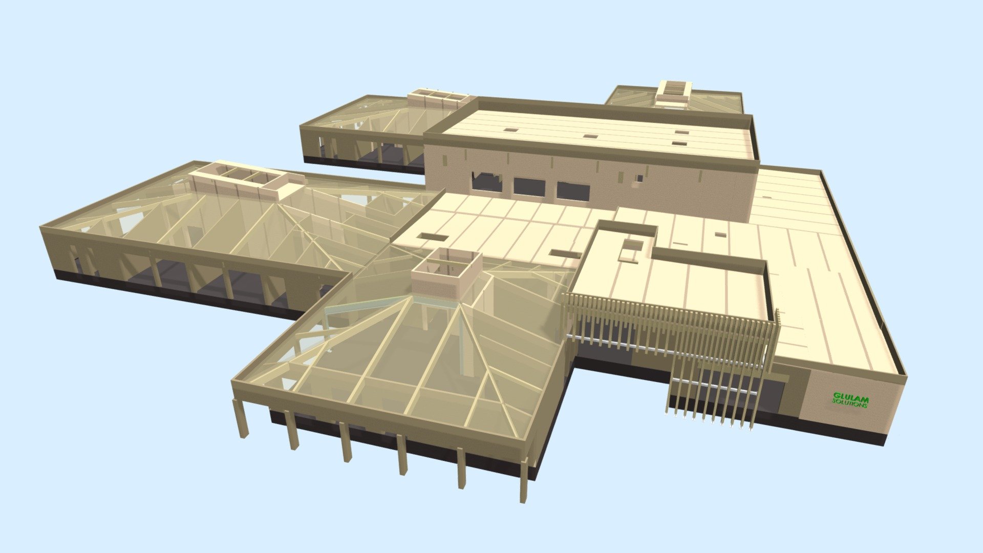 Stoneywood Primary School 3d model