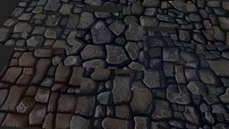 Dungeon & Stone Road 20 TEXTURES, Handpaint #2