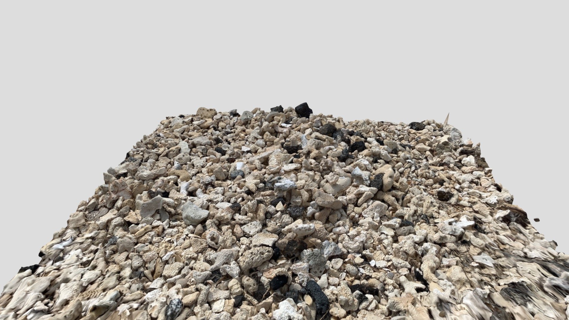 Various Hawaiian Beach Rocks 3d model