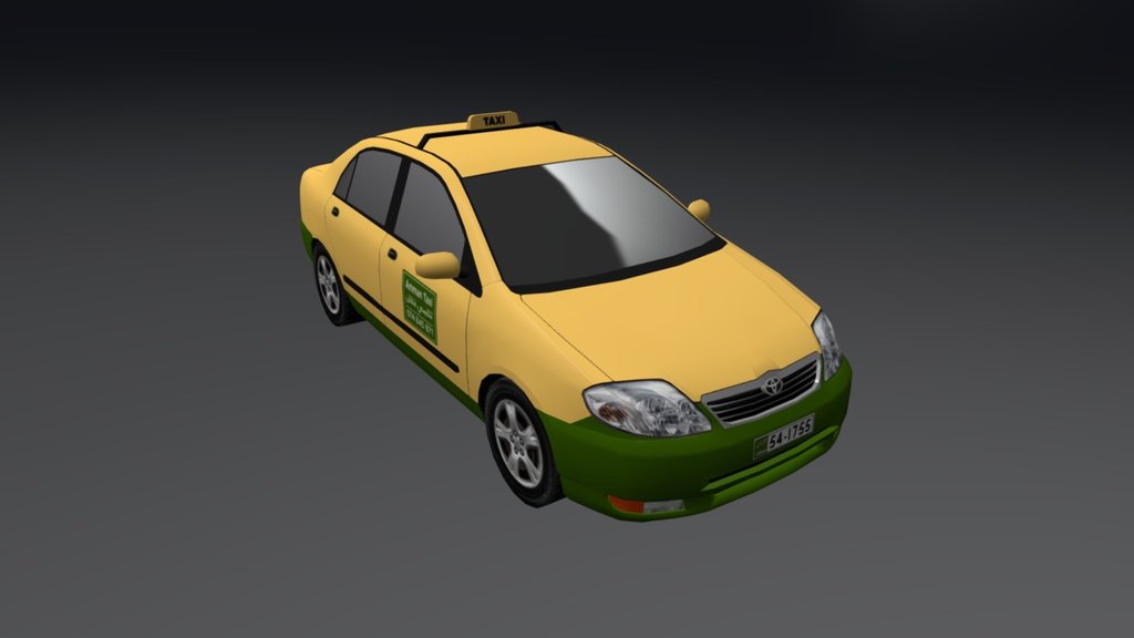 Toyota Corolla 2004 3d model