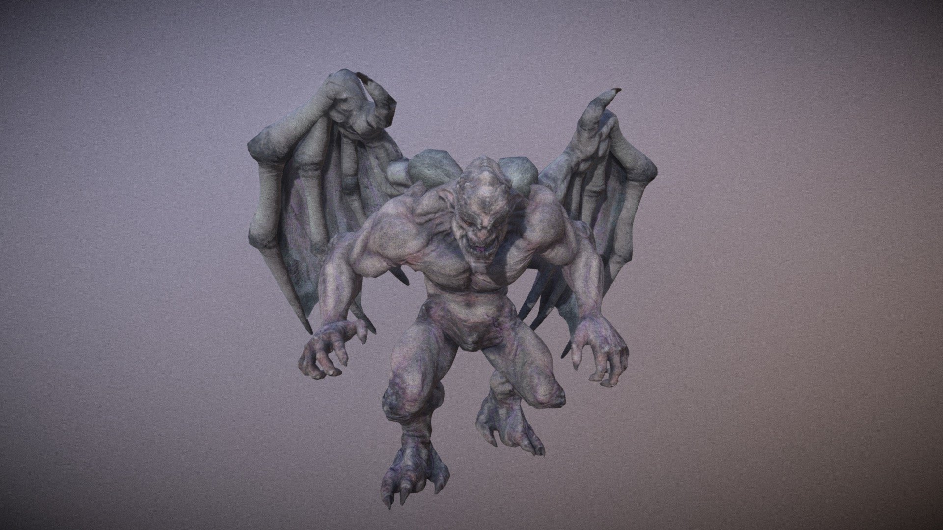 Gargoyle Pack PBR 3d model