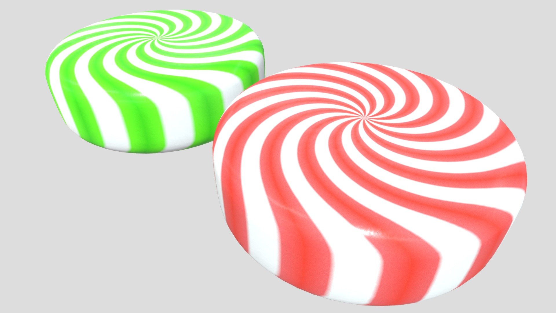 peppermint candy 3d model