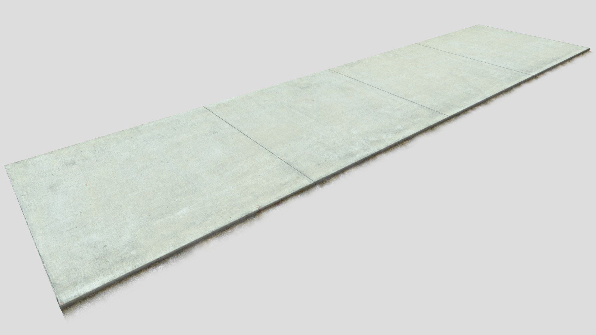 New Concrete Footpath 3d model