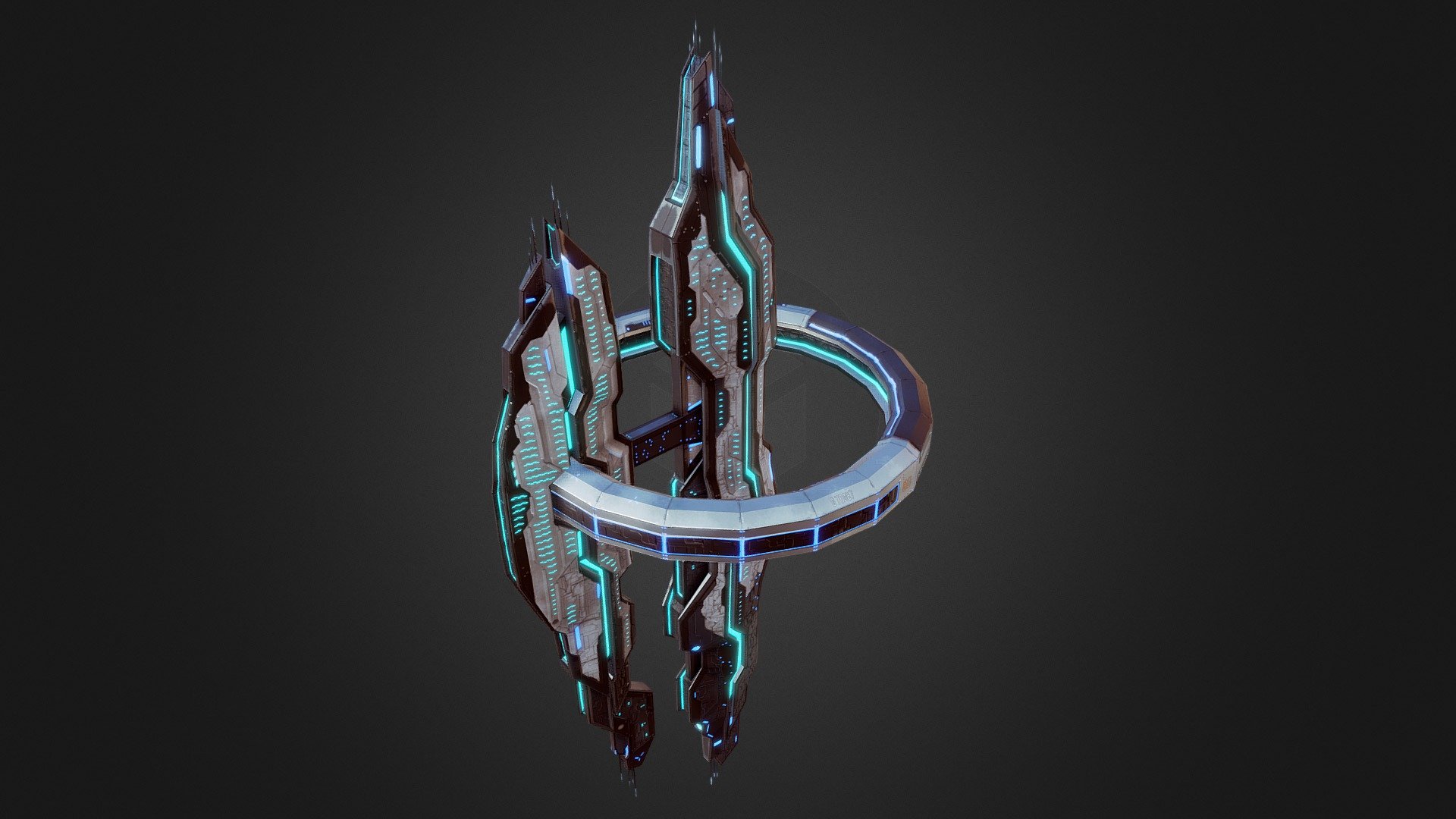 Exorium Orbital Station 3d model